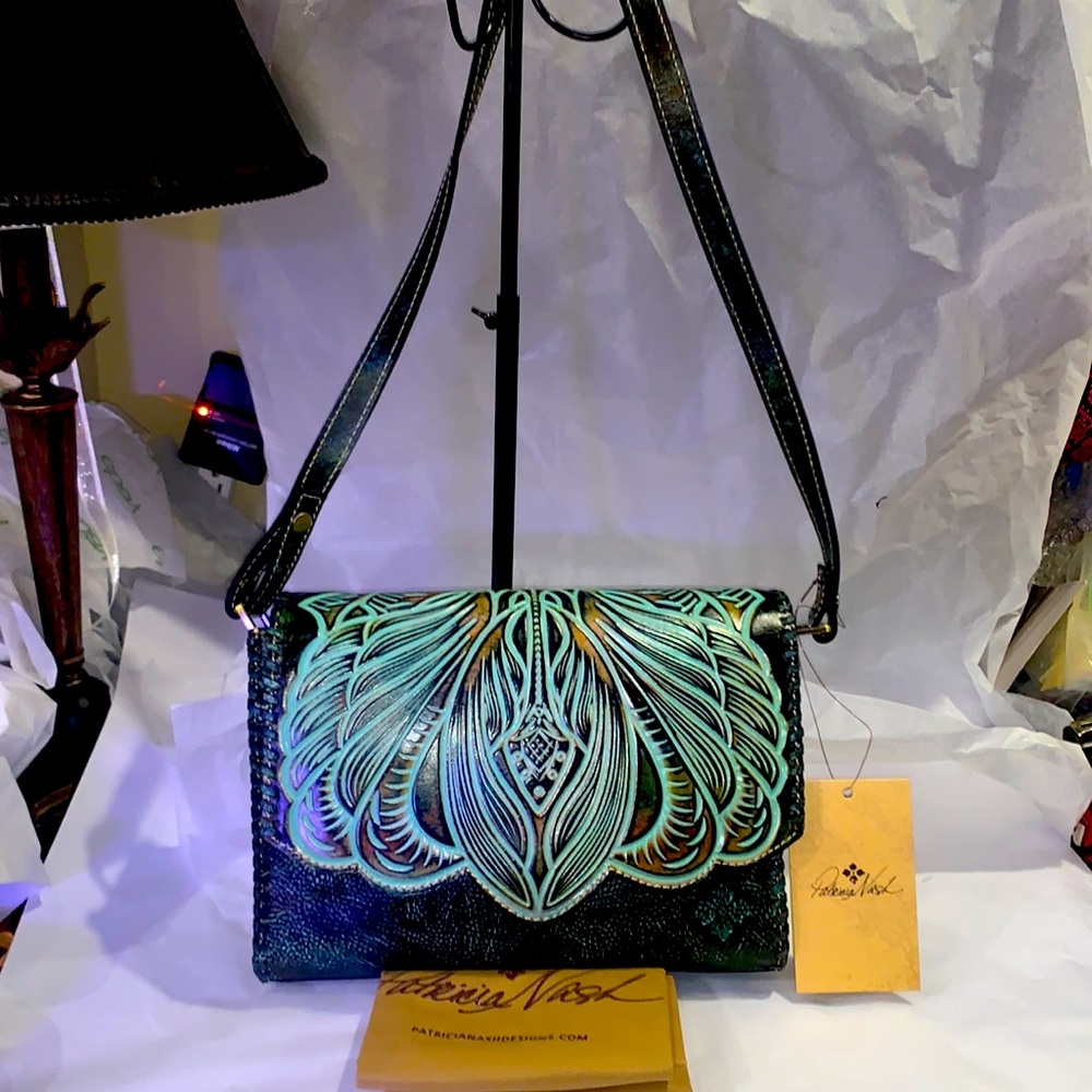 Patricia Nash Santillana bag Turquoise